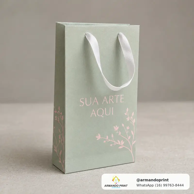 Sacola Mini Personalizada 15,5×9,3×4,3 cm