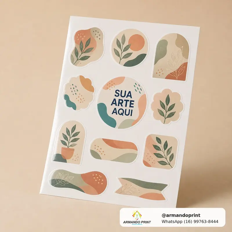Adesivos em Cartela